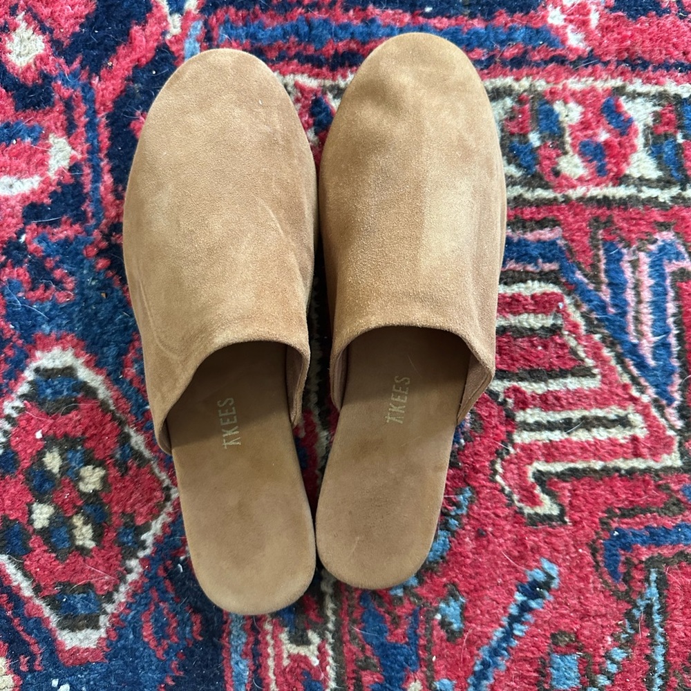 Tkees Suede Mule, Worn 2-3 times, Sz 8